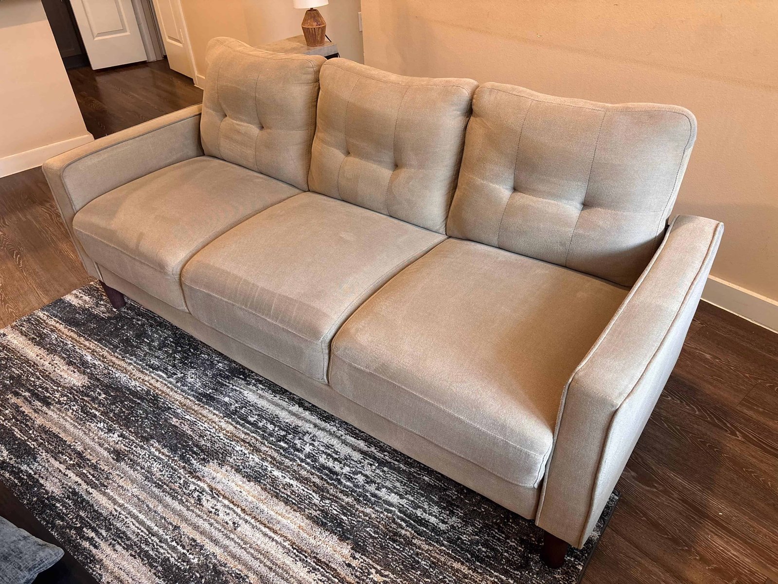 Sofa Cleaning — after
